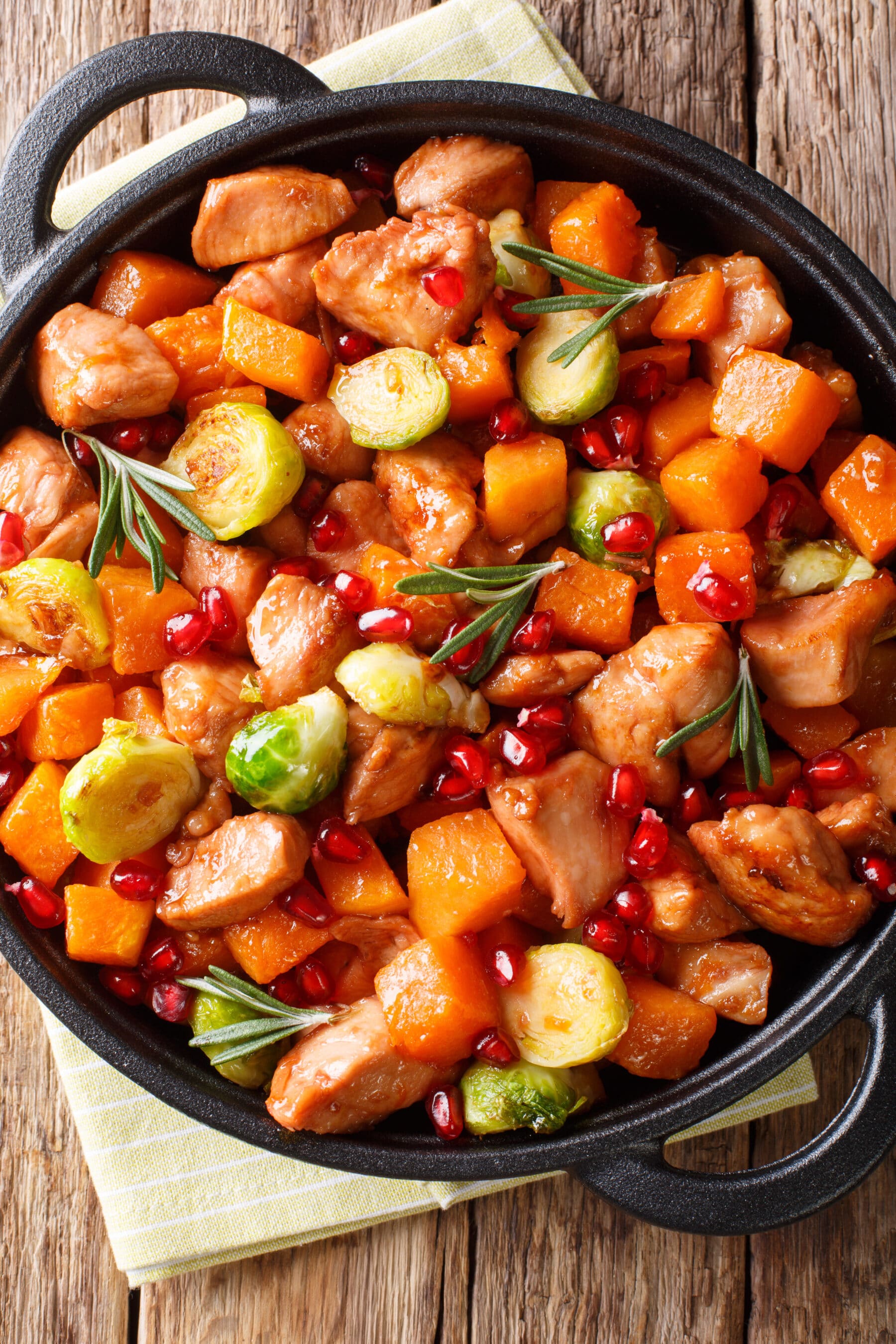 RECIPE OF THE WEEK Rosemary Chicken with Sweet Potatoes Peak